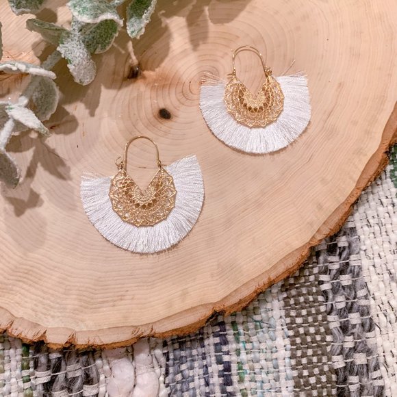 $5 BLOWOUT! Fan Bohemian Earrings - Picture 4 of 10